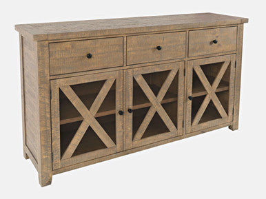 Cedar Circle Modern Rustic Buffet Storage Cabinet