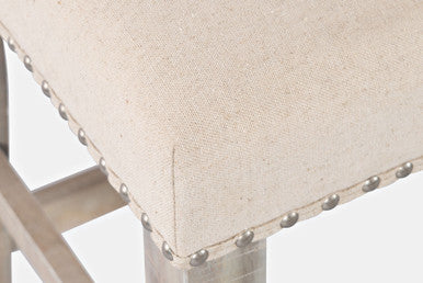 Vista 52" Backless Upholstered Counter Height Bench