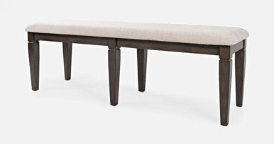 Crossroad 58" Contemporary Upholstered Dining Bench