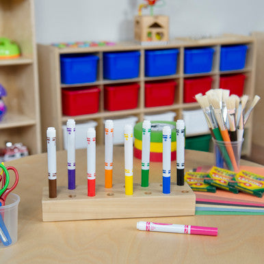 Wood Designs Wooden Marker Stand