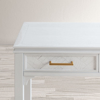 Urban Mid-Century Modern Chevron USB Charging Desk