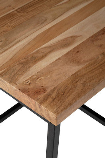 Amos Solid Wood Modern End Table