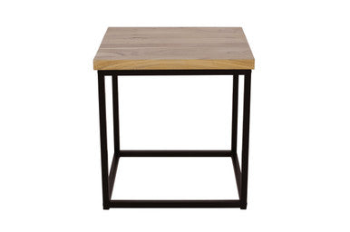 Amos Solid Wood Modern End Table