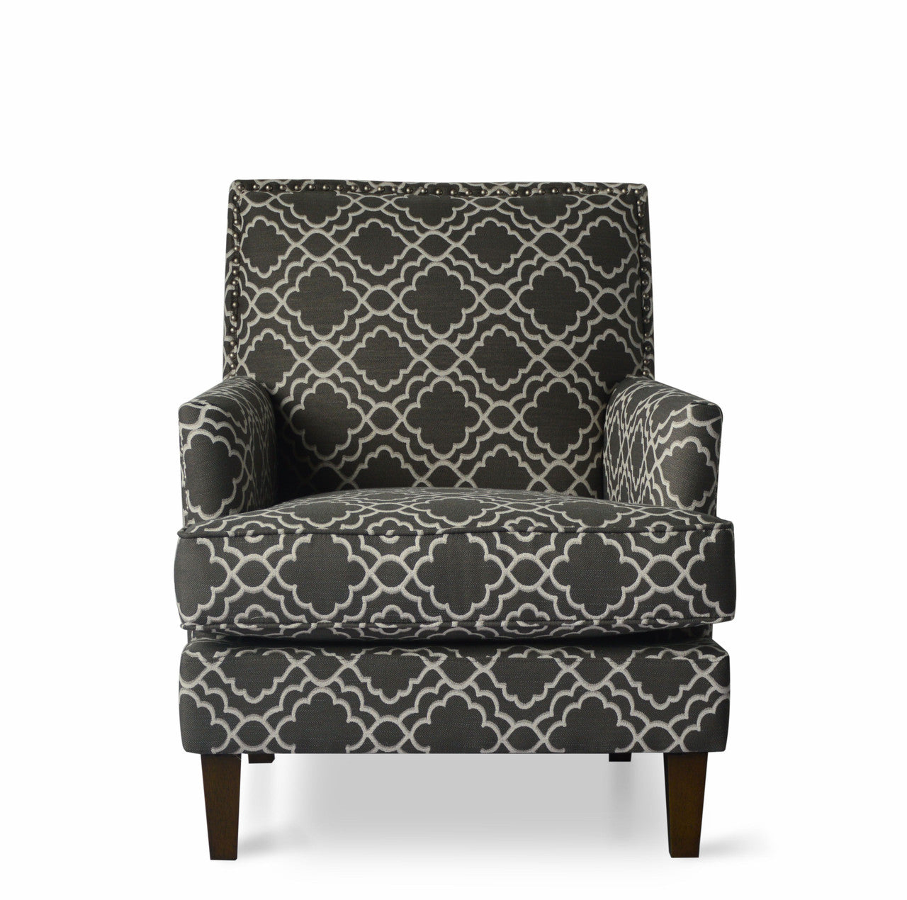 Asbrey Geometric Upholstered Accent Chair