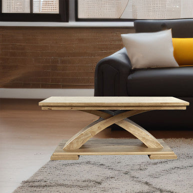 Garland Contemporary 48" Curved Base Coffee Table