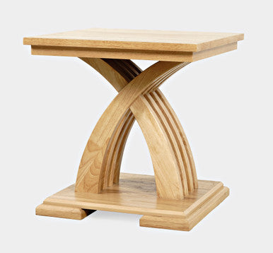 Garland Contemporary Curved Base End Table
