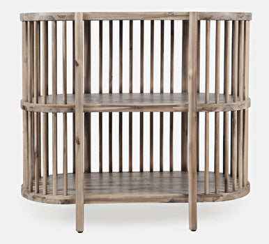 Frenzy Mid-Century Modern 36" Storage Console Accent Table