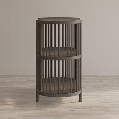 Frenzy Mid-Century Modern 36" Storage Console Accent Table