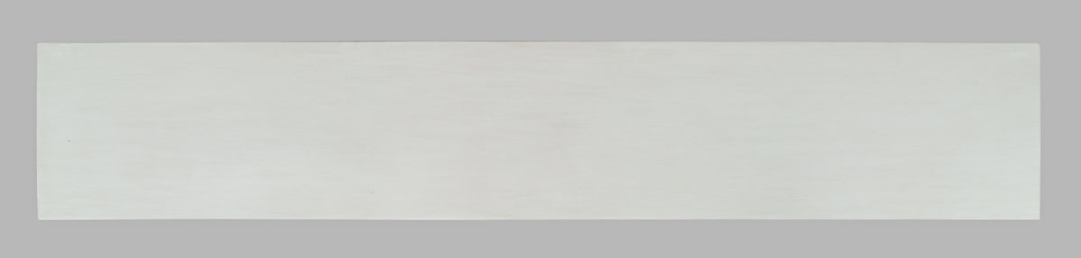 96-Inch White Sideboard Cabinet with Gothic Arch Glass Doors and Adjustable Shelves