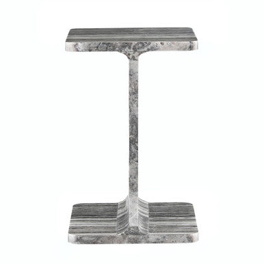 Henry Luxury Genuine Solid Marble Icon End Table