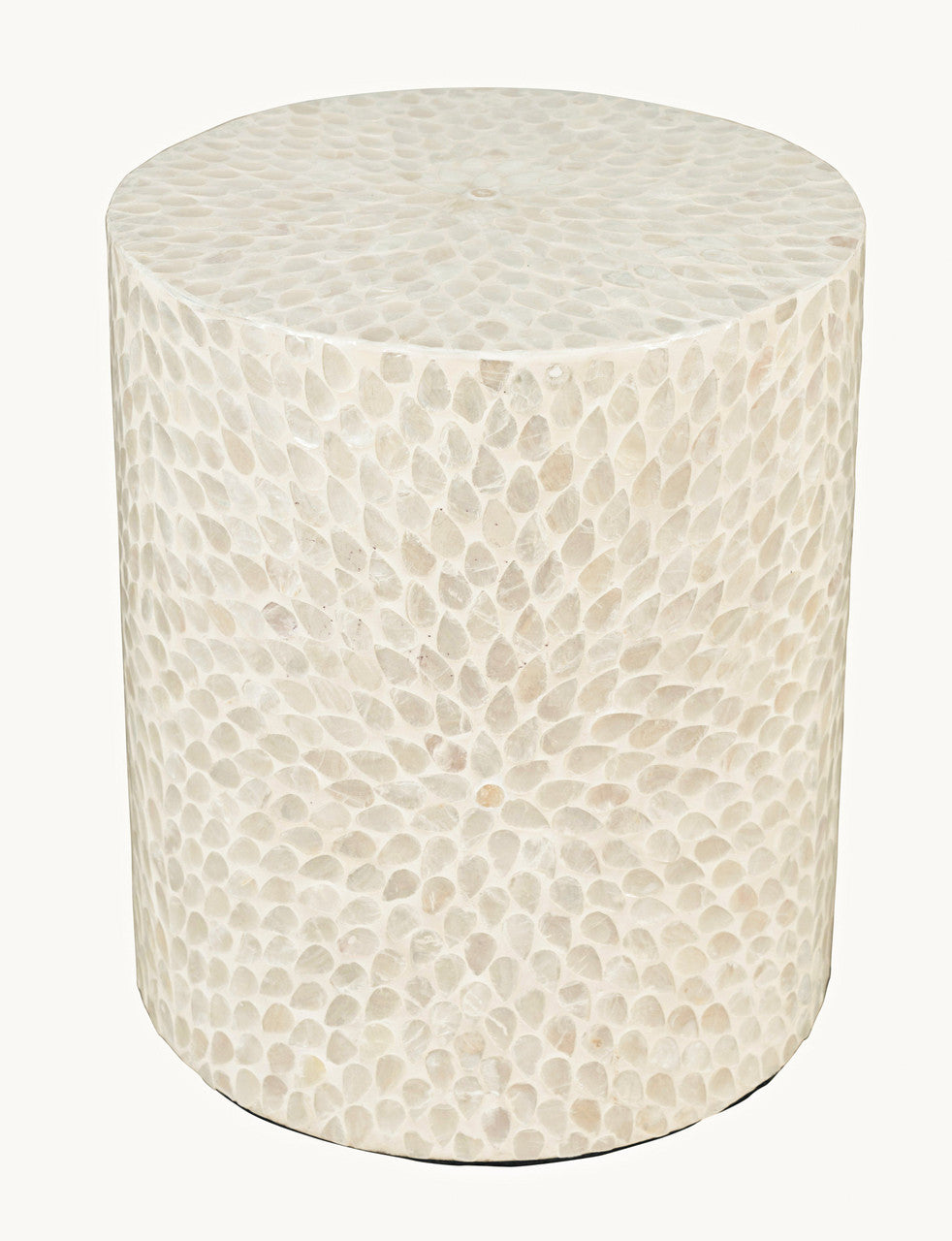 World Vault Small Terrazzo Capiz Shell Accent Table