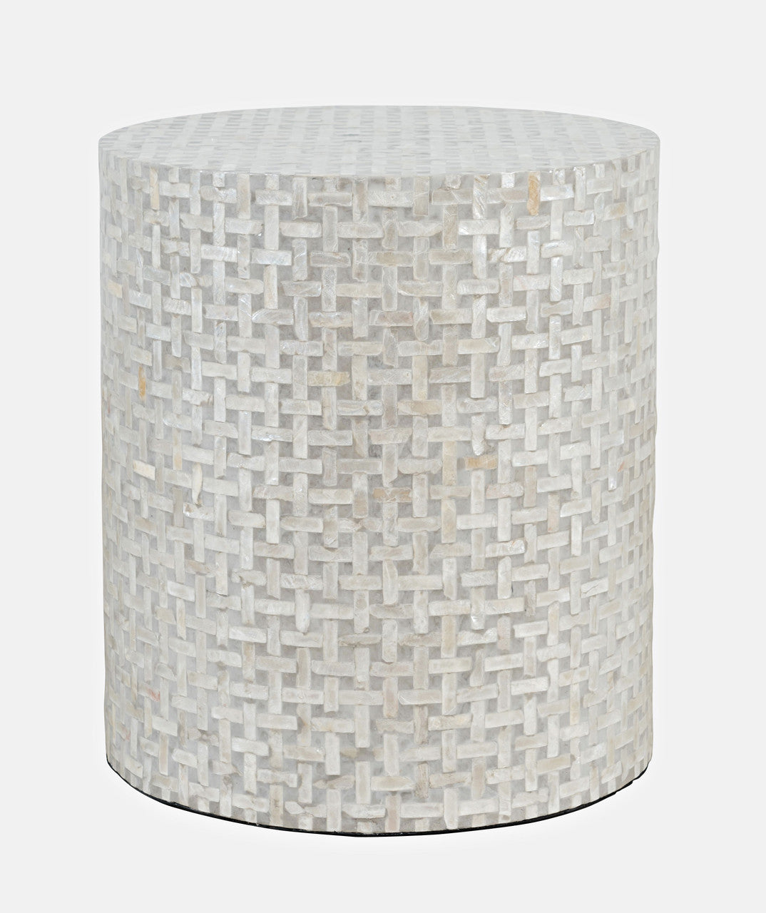 World Vault Small Terrazzo Capiz Shell Accent Table