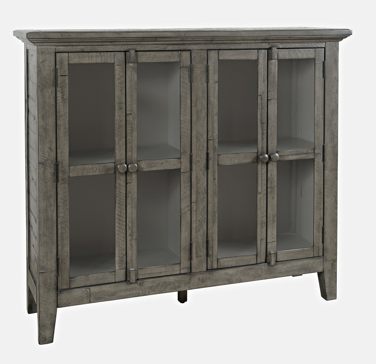 48" Coastal Charm Accent Cabinet - Acacia Wood with Four Doors