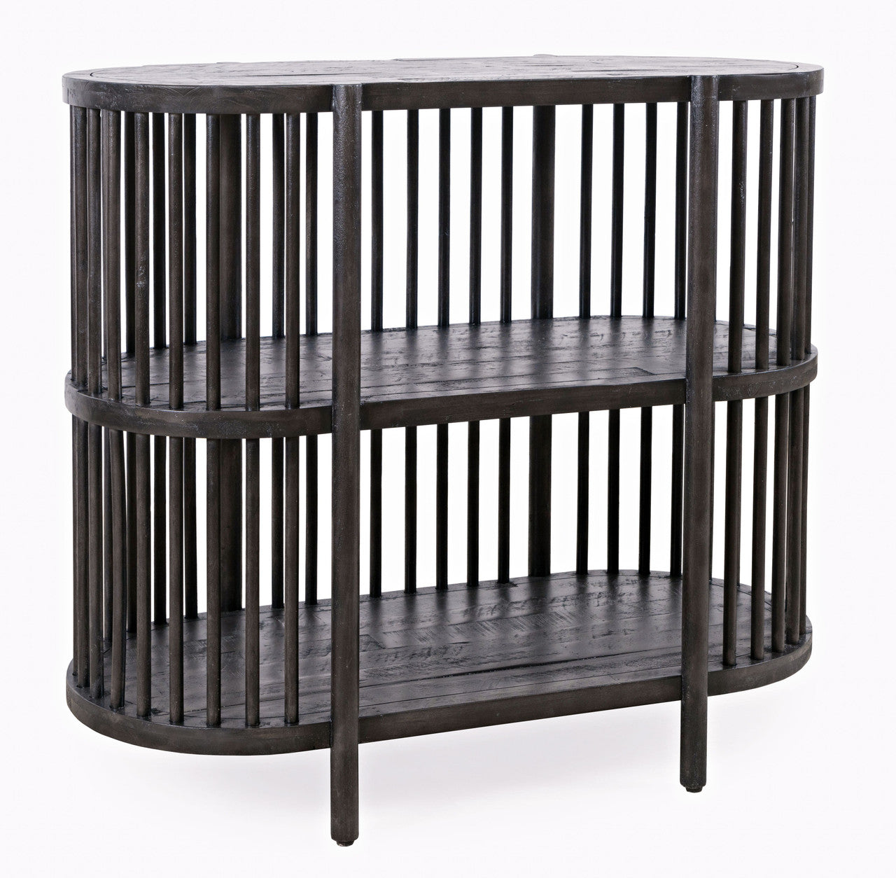 Frenzy Mid-Century Modern 36" Storage Console Accent Table