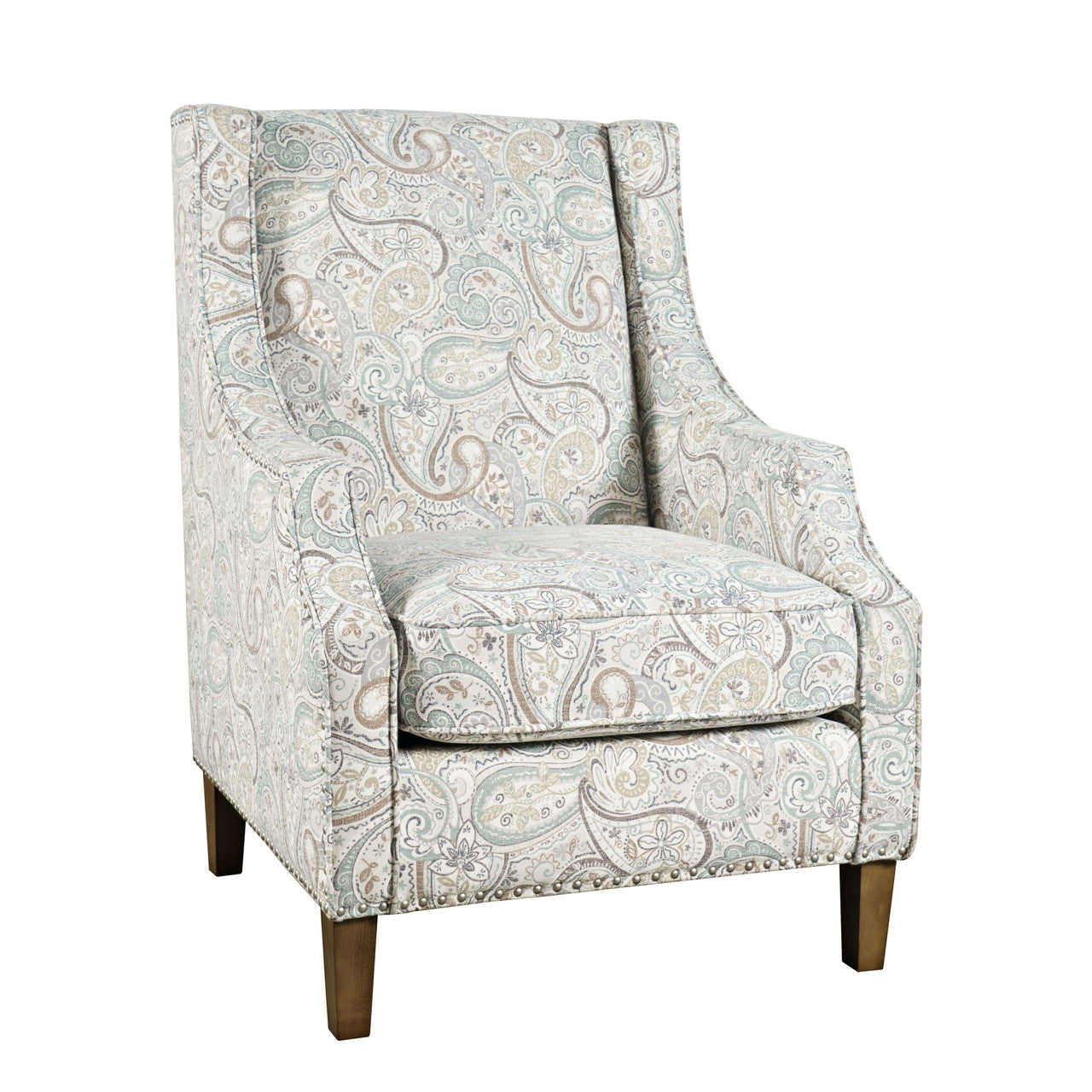 Westerly Transitional Upholstered Accent Chair with Nailhead Trim
