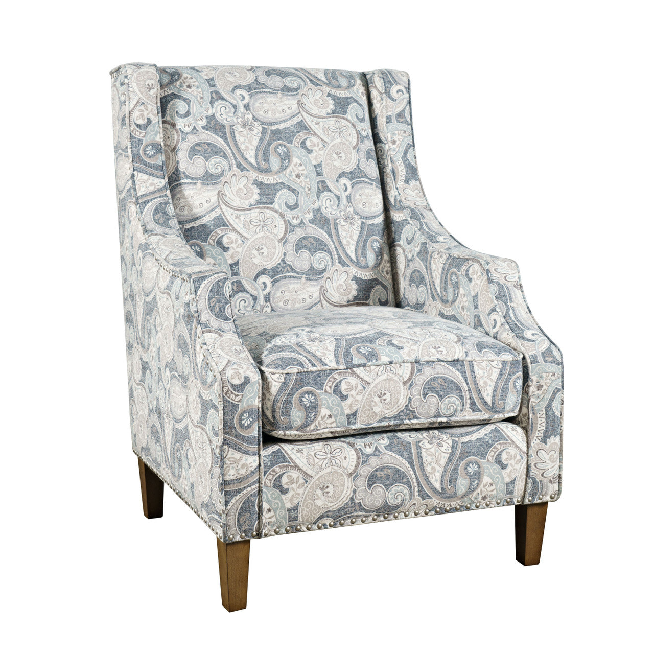 Westerly Transitional Upholstered Accent Chair with Nailhead Trim