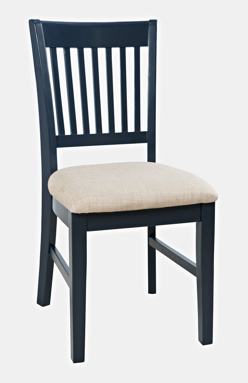 Artisan Slat-Back Upholstered Desk Chair