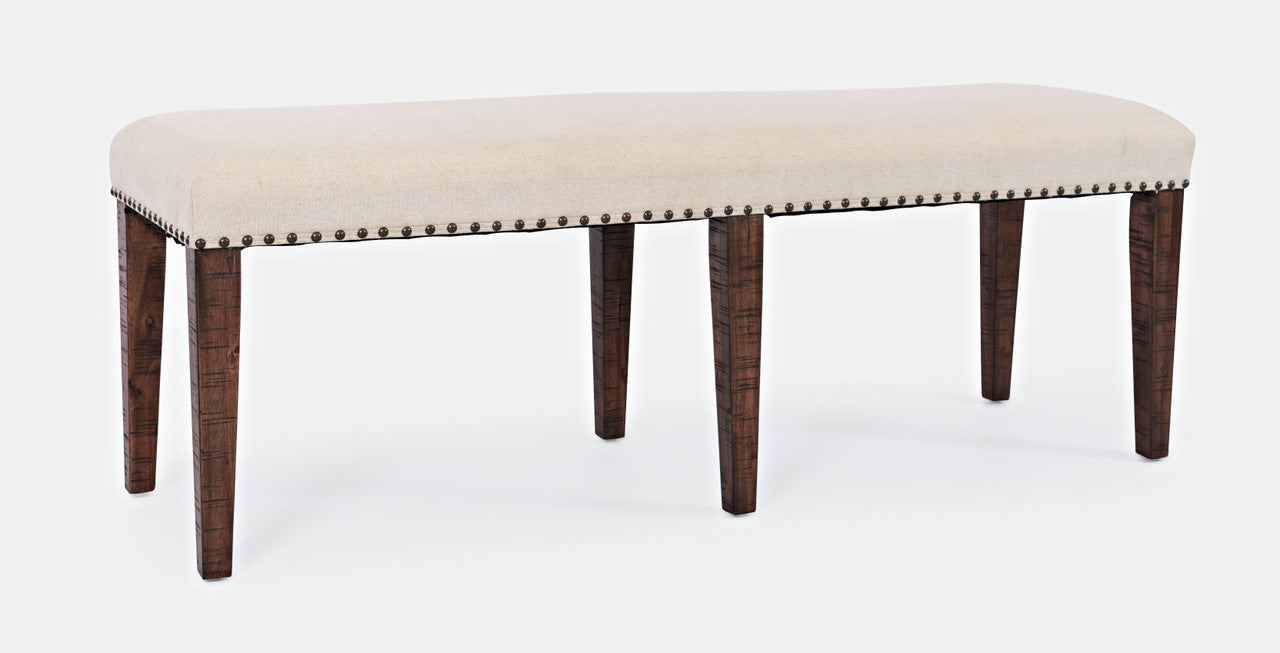 Vista Transitional 52" Backless Upholstered Dining Bench
