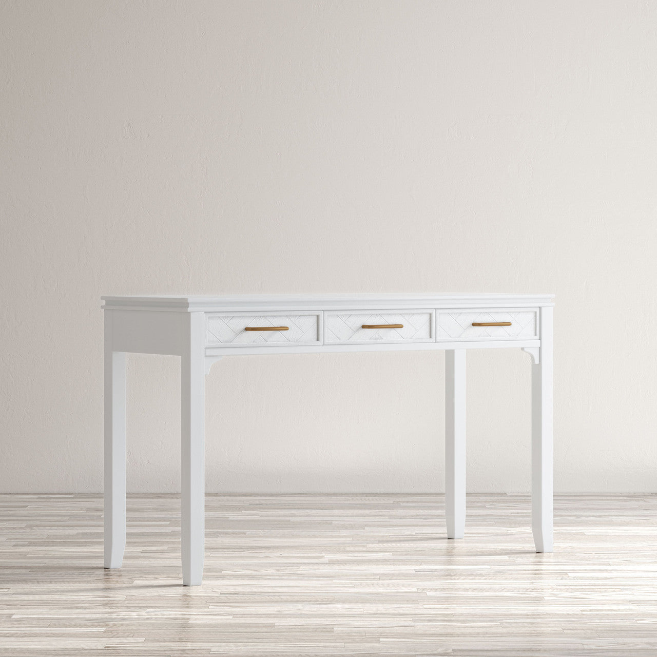 Urban Mid-Century Modern Chevron USB Charging Desk