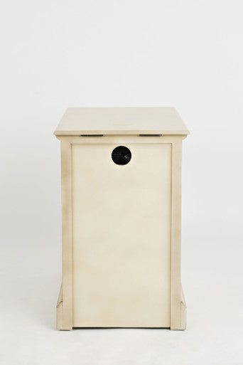 Artisan USB Charging Chairside End Table