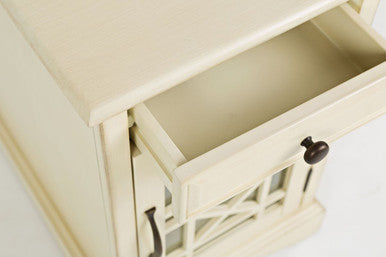 Artisan USB Charging Chairside End Table