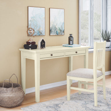 Artisan Slat-Back Upholstered Desk Chair