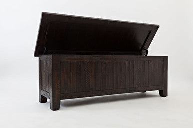 Lagoon Distressed Rustic Solid Wood Blanket Chest