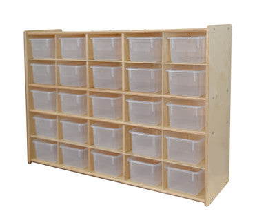 Contender 25 Cubbies Cabinet with Translucent Trays