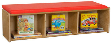 Contender Bookshelf with Storage Bench