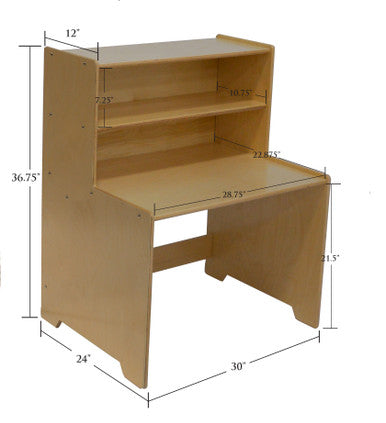 RRI Goods Kids Writing Desk | Computer Table with Hutch
