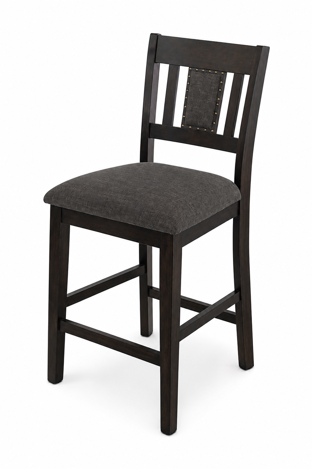 American Rustics Upholstered Slatback Stool (Set of 2)