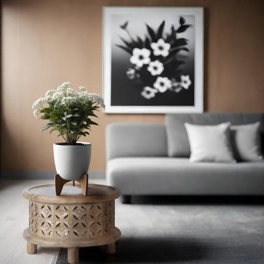 Antique Style Round Side Table