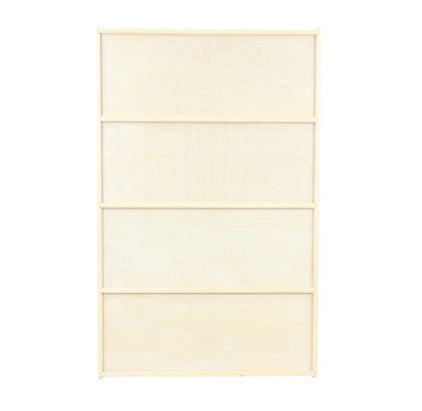 RRI Goods 100% Birch Plywood 48" Bookshelf with 4 shelves