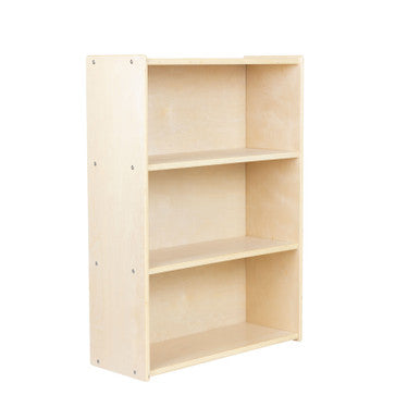 RRI Goods Montessori Birch Wood Folding Bookcase with Casters