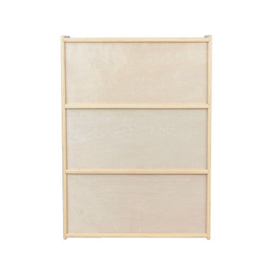 RRI Goods Montessori Birch Wood Folding Bookcase with Casters