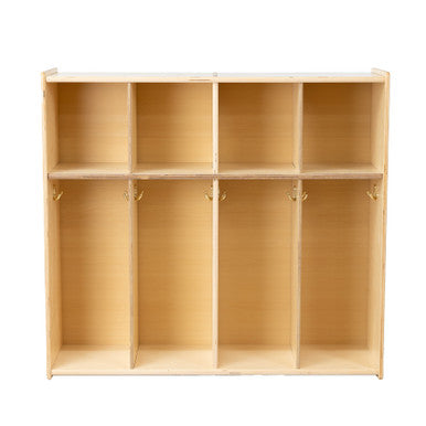 4-Section Classroom Coat Locker and Backpack Hanger