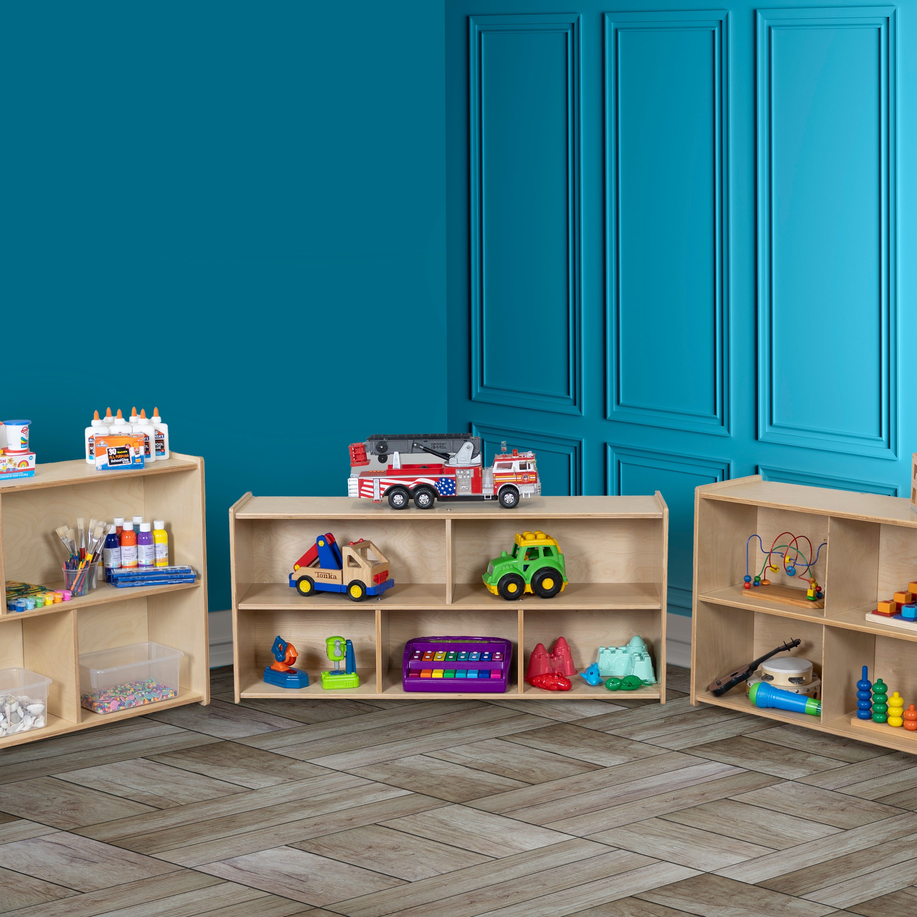 RRI Goods 5 Cubby Storage Unit- 22"H