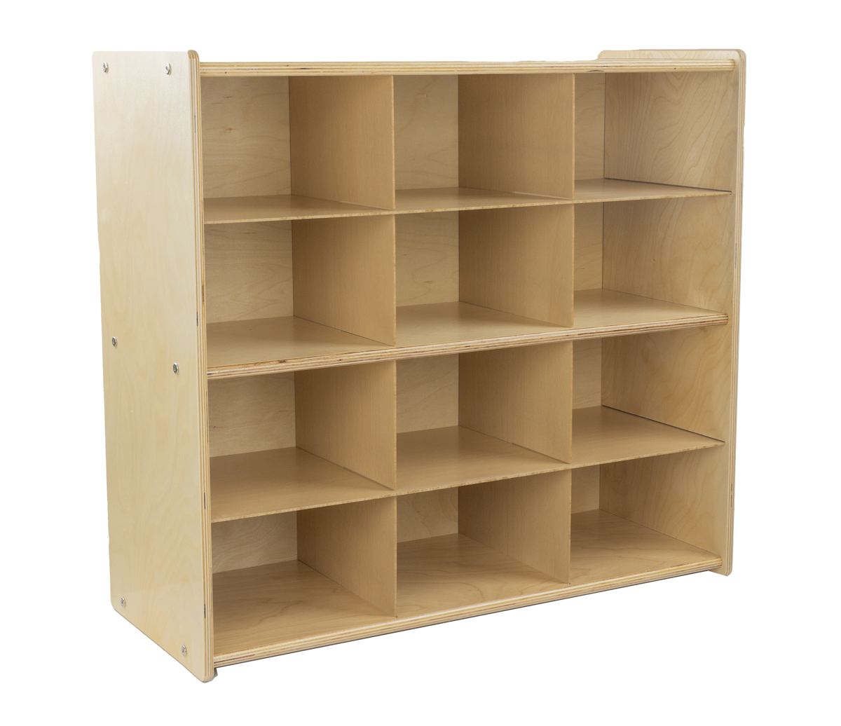 12-Cubby Storage Organizer for Kids | Birch Plywood Classroom Storage