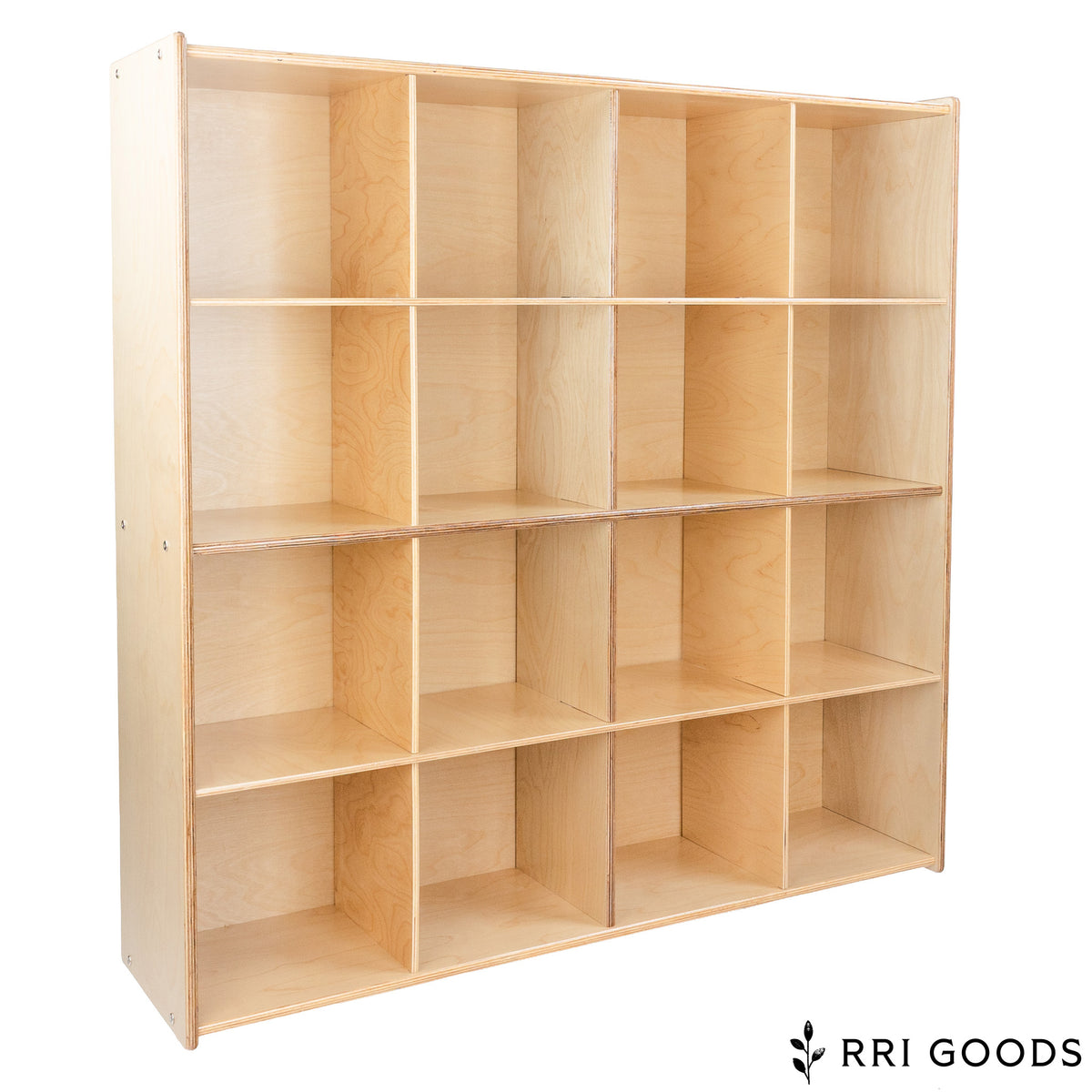 16-Cubby Kids Storage Cabinet – Fully Assembled Toy & Classroom Organizer