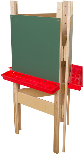 3-Sided Adjustable Easel with Chalkboard