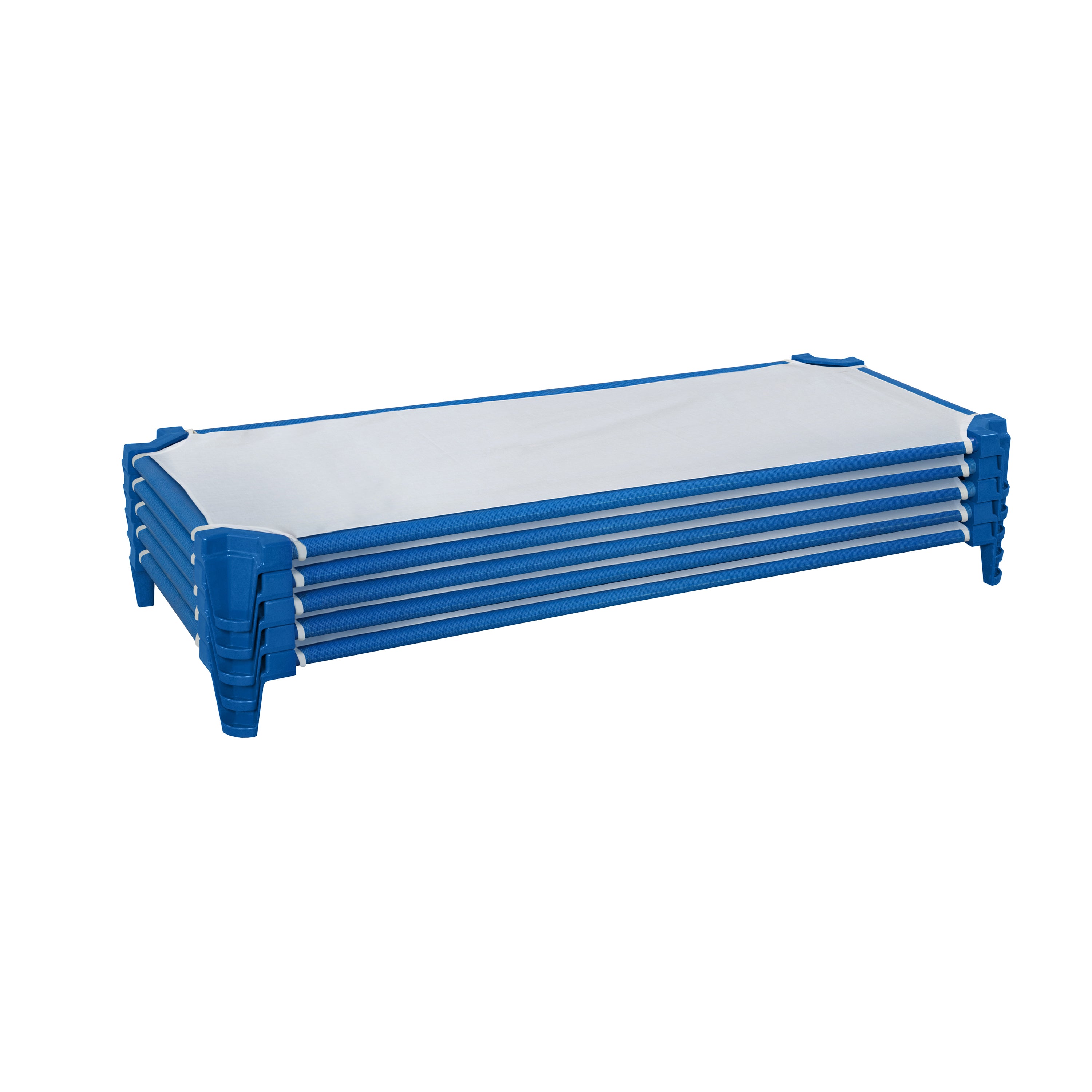 Wood Designs Toddler Cot Set of (5) Factory Assembled & (6) White Toddler Cotton Cot Sheets