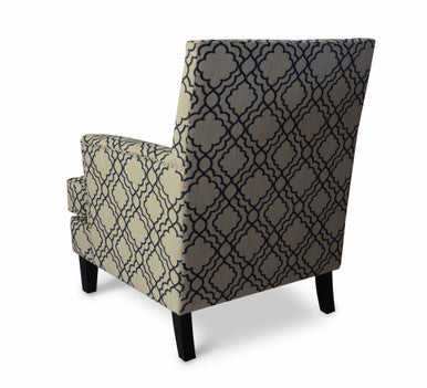 Asbrey Geometric Upholstered Accent Chair
