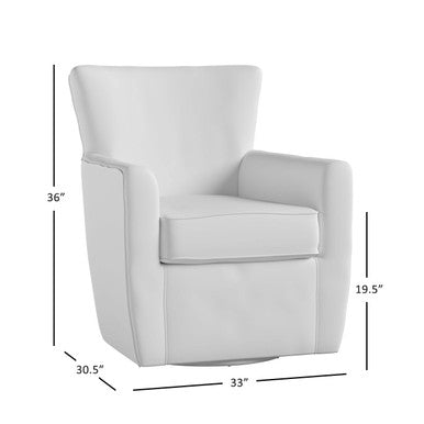 Bailey Contemporary Traditional Swivel Accent Chair