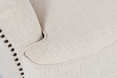 Bryce Transitional Accent Chair with Nail-head Trim