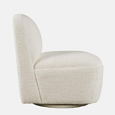 Bliss Upholstered Contemporary Casual Swivel Accent Chair