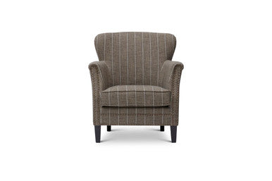 Layla Classic Upholstered Accent Chair with Nail head Trim