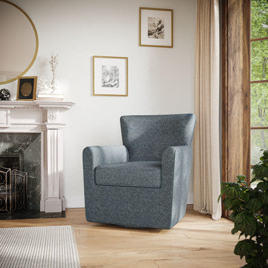 Bailey Contemporary Traditional Swivel Accent Chair