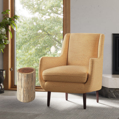 World Vault Solid Wood Live Edge Stump Accent Table